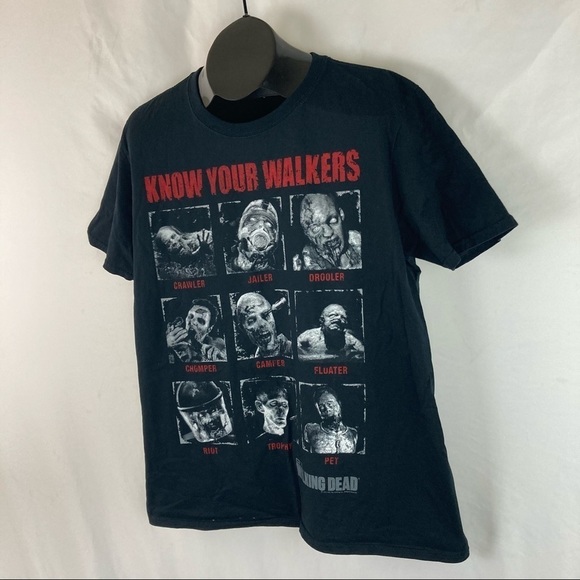 WALKING Dead "Know Your Walkers" T-Shirt L - Picture 5 of 9